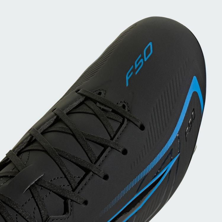 adidas adidas F50 Hyperfast Club Fu&szlig;ballschuh, feste Fu&szlig;ballschuhe - Core Black / Core Black / Lucid Ray Blue - 5 | SportScheck