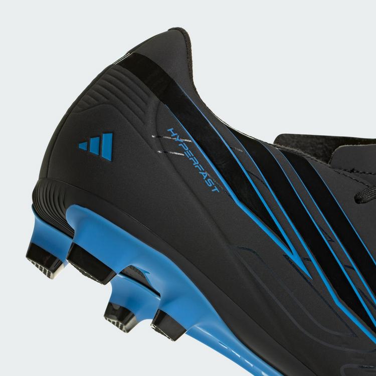 adidas adidas F50 Hyperfast Club Fu&szlig;ballschuh, feste Fu&szlig;ballschuhe - Core Black / Core Black / Lucid Ray Blue - 6 | SportScheck