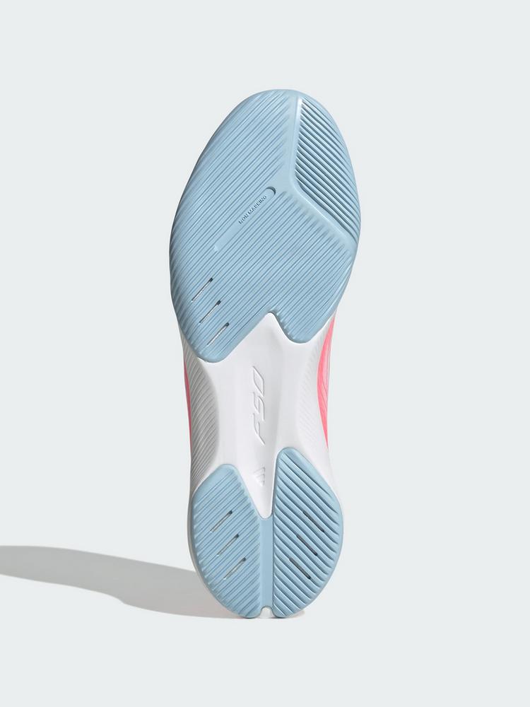 adidas adidas F50 Hyperfast League Kids Fu&szlig;ballschuh, Fu&szlig;ballschuhe Kinder - Cloud White / Solar Purple / Solar Turbo - 1 | SportScheck