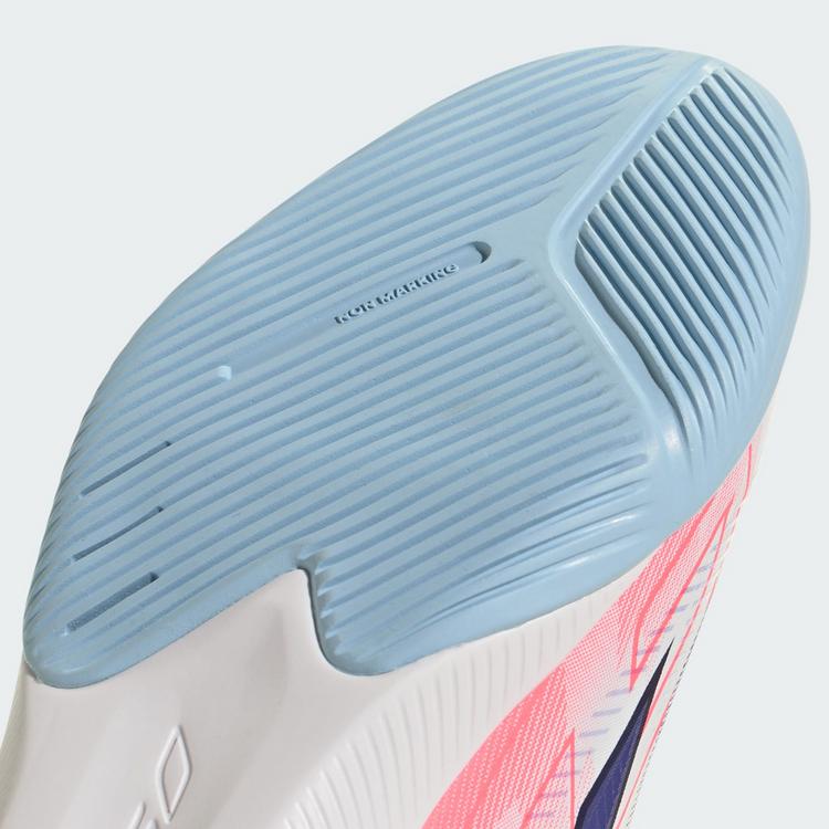 adidas adidas F50 Hyperfast League Kids Fu&szlig;ballschuh, Fu&szlig;ballschuhe Kinder - Cloud White / Solar Purple / Solar Turbo - 6 | SportScheck