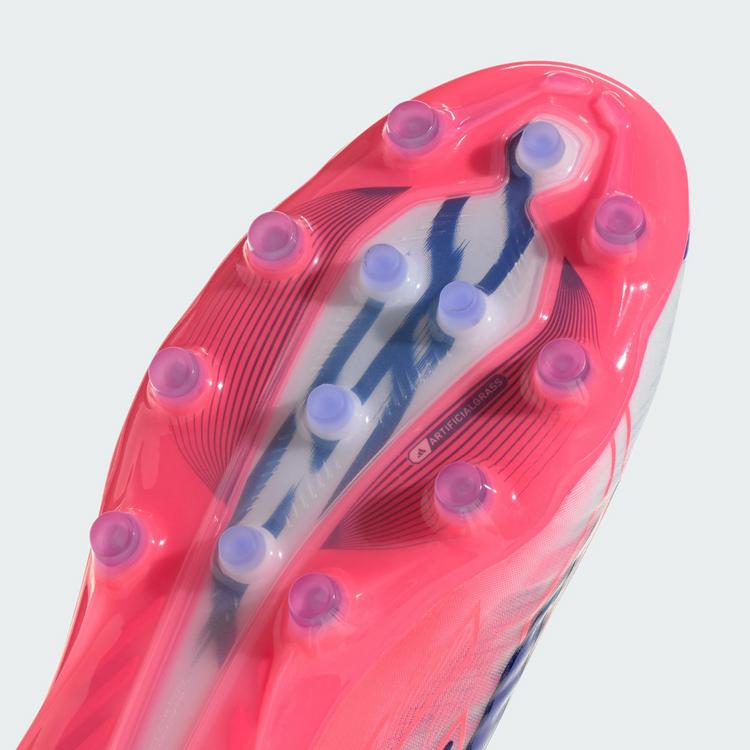 adidas adidas F50 Hyperfast Pro Fu&szlig;ballschuh, Fu&szlig;ballschuhe - Cloud White / Solar Purple / Solar Turbo - 6 | SportScheck