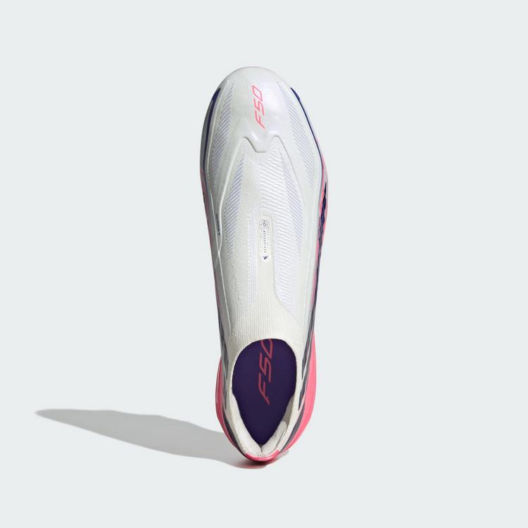 adidas adidas F50 Hyperfast Pro Fu&szlig;ballschuh, feste Fu&szlig;ballschuhe - Cloud White / Solar Purple / Solar Turbo - 0 | SportScheck