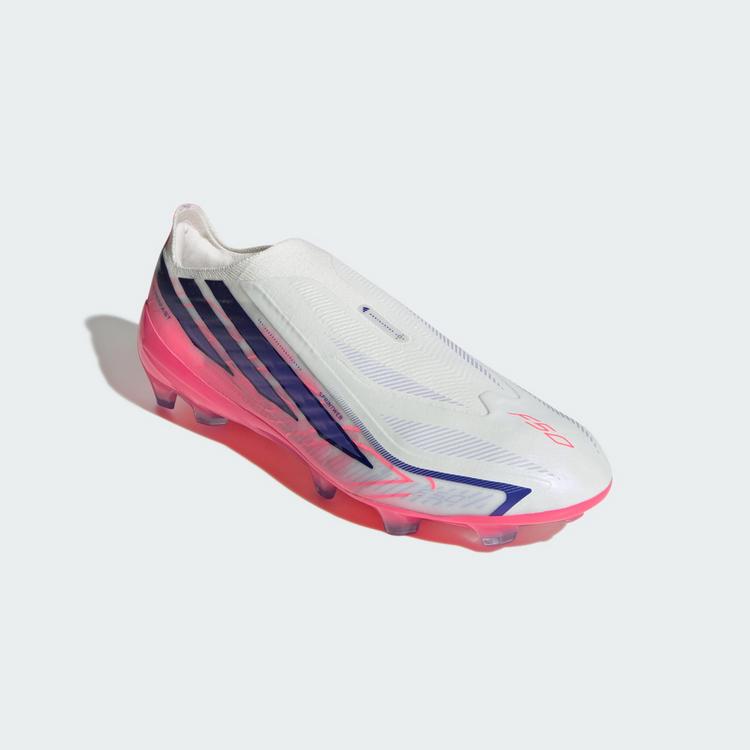 adidas adidas F50 Hyperfast Pro Fu&szlig;ballschuh, feste Fu&szlig;ballschuhe - Cloud White / Solar Purple / Solar Turbo - 2 | SportScheck