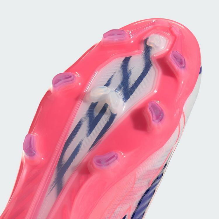 adidas adidas F50 Hyperfast Pro Fu&szlig;ballschuh, feste Fu&szlig;ballschuhe - Cloud White / Solar Purple / Solar Turbo - 6 | SportScheck