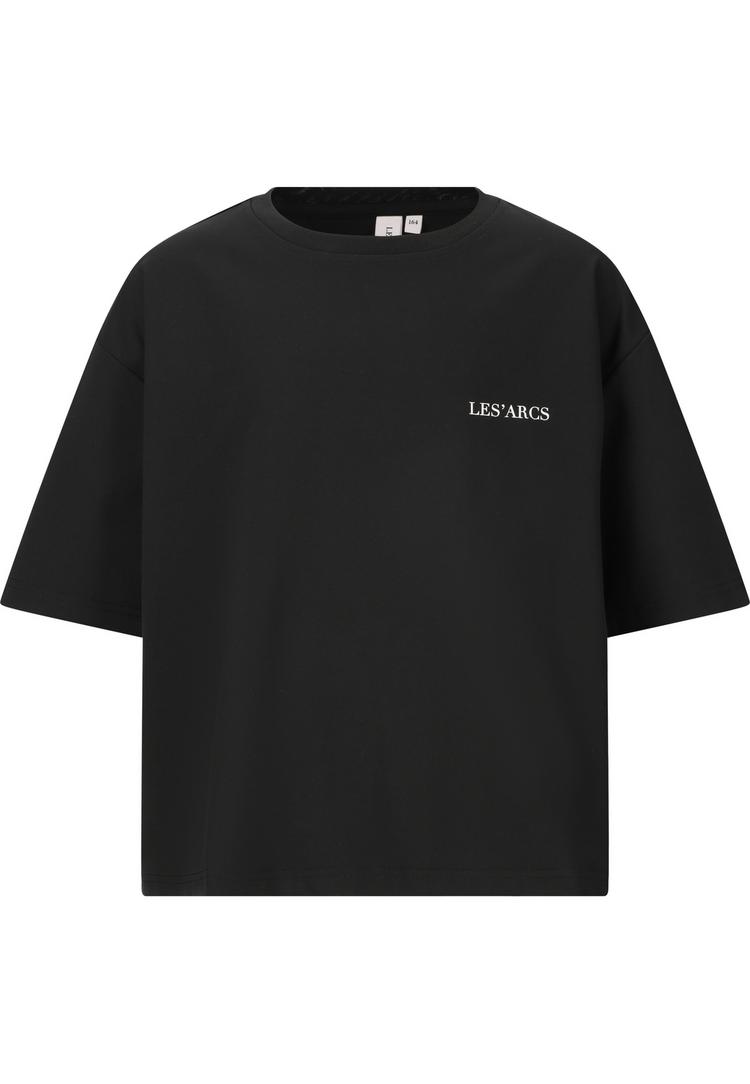 Les'Arcs Les'Arcs Jerety Printshirt Kinder - 1001 Black - 0 | SportScheck