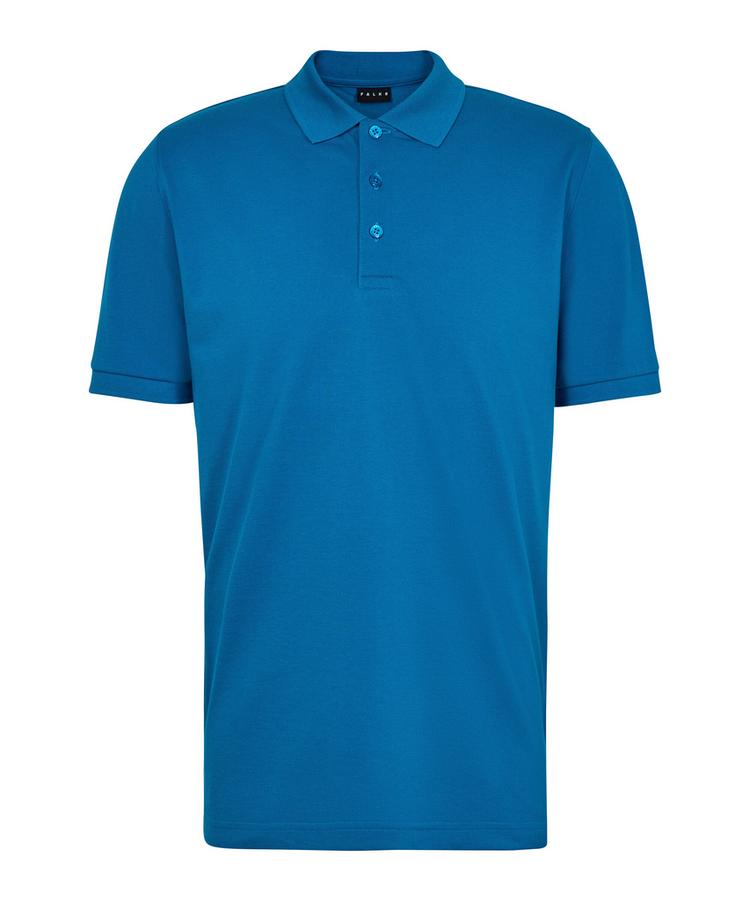 Falke Falke Pima Piqu&eacute; Polo Poloshirt Herren - cyan (6964) - 0 | SportScheck