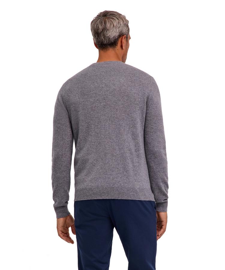 Falke Falke Pure Cashmere Crew Neck Strickpullover Herren - light greymel. (3390) - 0 | SportScheck