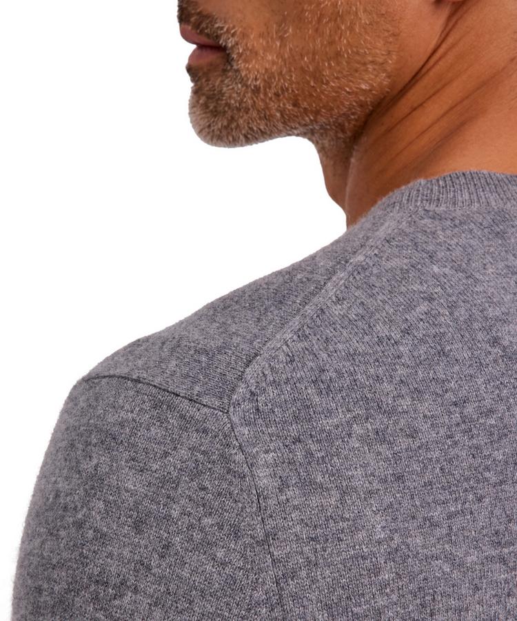 Falke Falke Pure Cashmere Crew Neck Strickpullover Herren - light greymel. (3390) - 2 | SportScheck