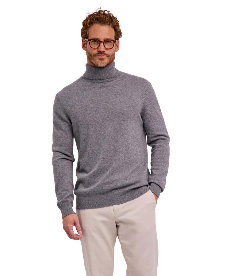 Falke Falke Pure Cashmere Roll Neck m Strickpullover Herren - light greymel. (3390) - 0 | SportScheck