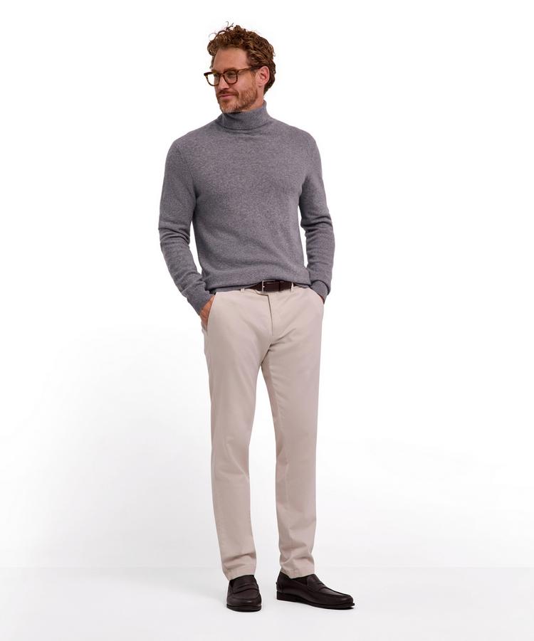 Falke Falke Pure Cashmere Roll Neck m Strickpullover Herren - light greymel. (3390) - 1 | SportScheck