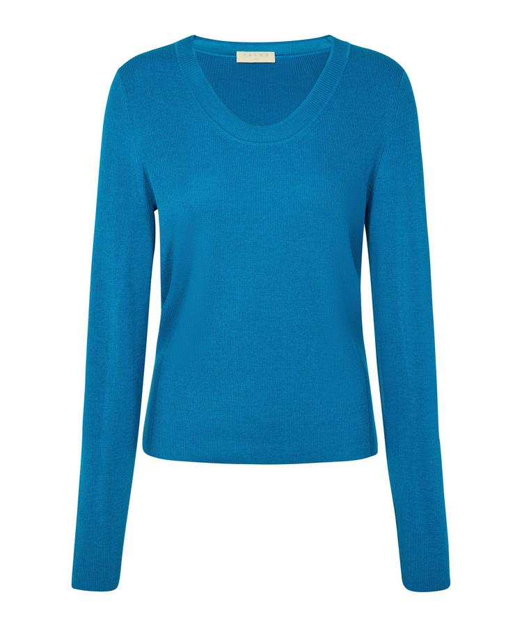Falke Falke Merino Ultrafine Strickpullover Damen - cyan (6964) - 0 | SportScheck