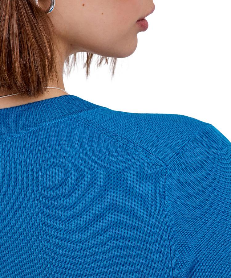 Falke Falke Merino Ultrafine Strickpullover Damen - cyan (6964) - 3 | SportScheck