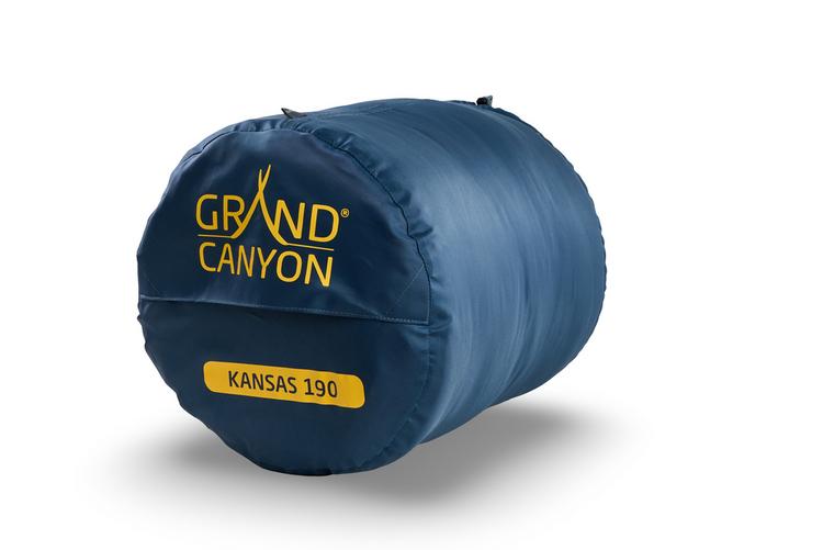 Grand Canyon Grand Canyon KANSAS 190 Kunstfaserschlafsack - Storm Blue - 0 | SportScheck