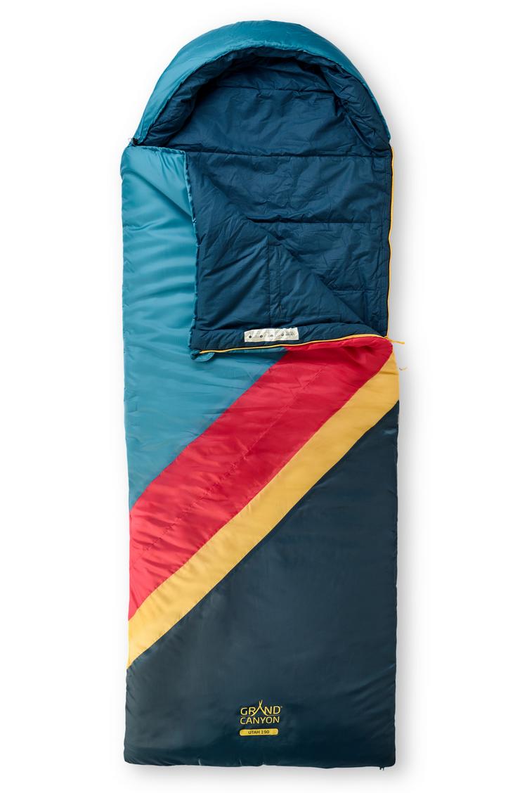 Grand Canyon Grand Canyon UTAH 190 Kunstfaserschlafsack - Storm Blue - 0 | SportScheck