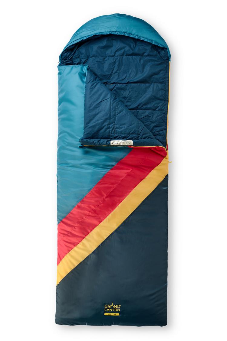 Grand Canyon Grand Canyon UTAH 205 Kunstfaserschlafsack - Storm Blue - 0 | SportScheck