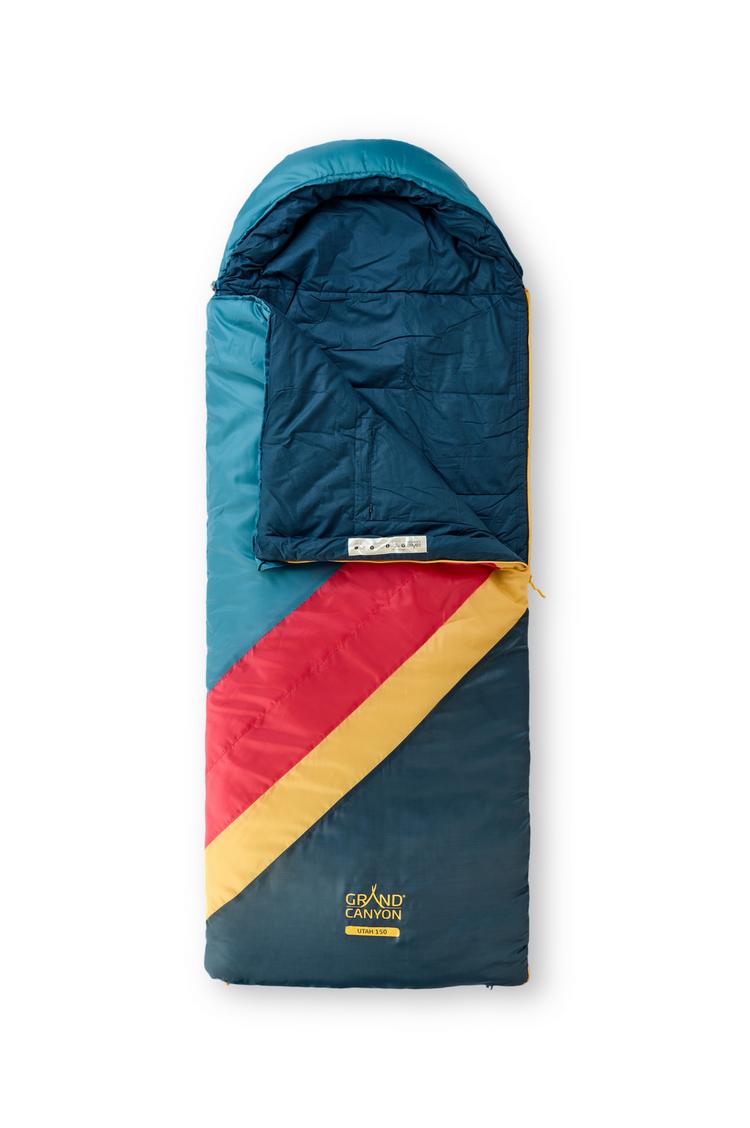 Grand Canyon Grand Canyon UTAH 150 KIDS Kunstfaserschlafsack - Storm Blue - 0 | SportScheck
