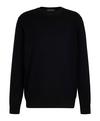 Falke Cotton Crew Neck Strickpullover Herren - black (3000)