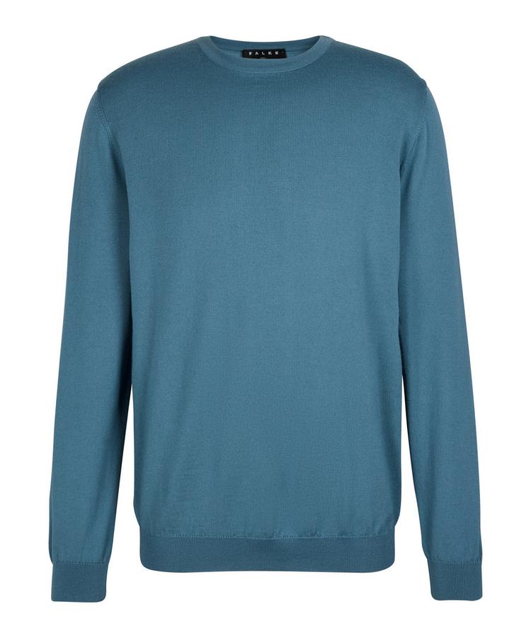 Falke Falke Merino X-Fine Crew Neck Strickpullover Herren - cypress (7673) - 0 | SportScheck