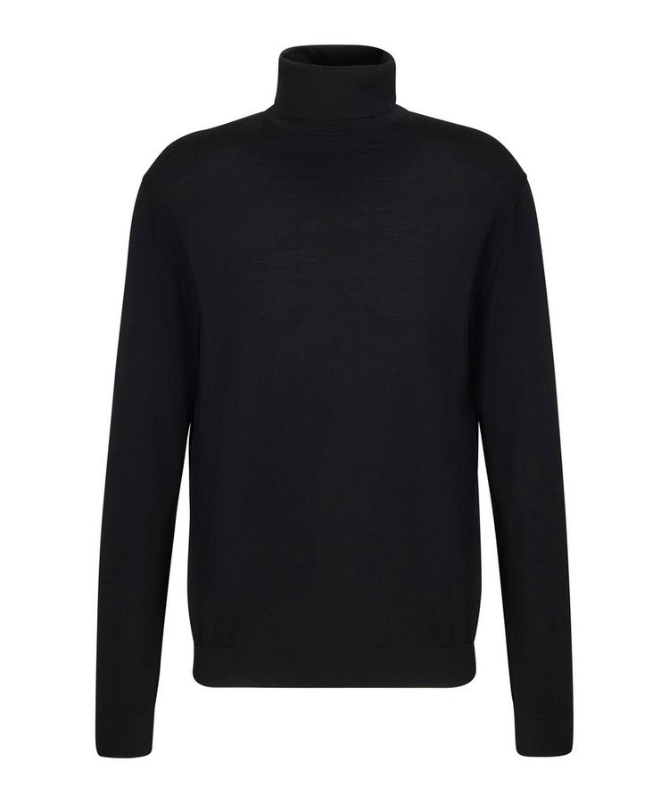 Falke Falke Merino Ultrafine Roll Neck Strickpullover Herren - black (3000) - 0 | SportScheck