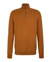 Falke Pure Cashmere Half-Zip m Strickpullover Herren - caramel (5582)