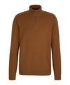 Falke Lambswool Half-Zip Strickpullover Herren - tawny (5124)