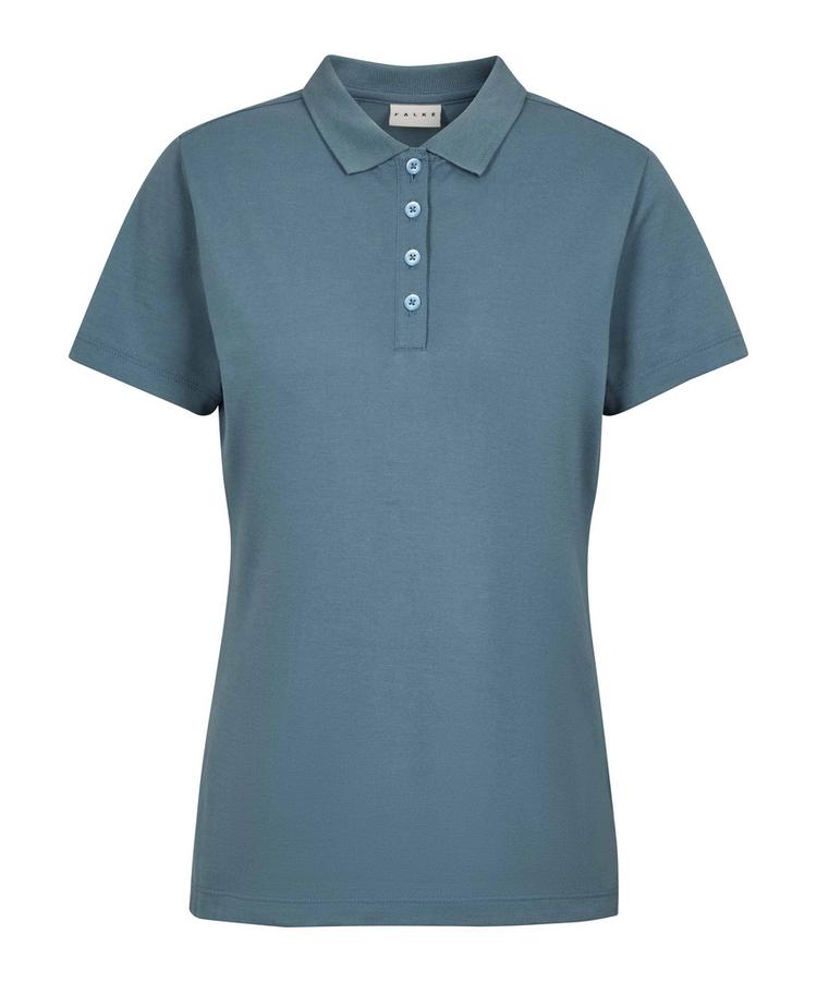 Falke Falke Pima Piqu&eacute; Polo Poloshirt Damen - monument (6592) - 0 | SportScheck