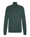 Falke Pure Cashmere Half-Zip m Strickpullover Herren - tundra pine (7117)