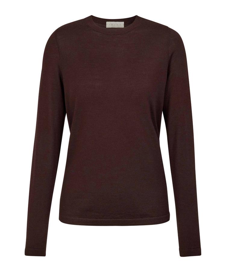 Falke Falke Merino X-fine Crew Neck Strickpullover Damen - dark choco (5162) - 0 | SportScheck