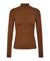 Falke Merino Roll Neck T-Shirt Damen - cappucino (5520)