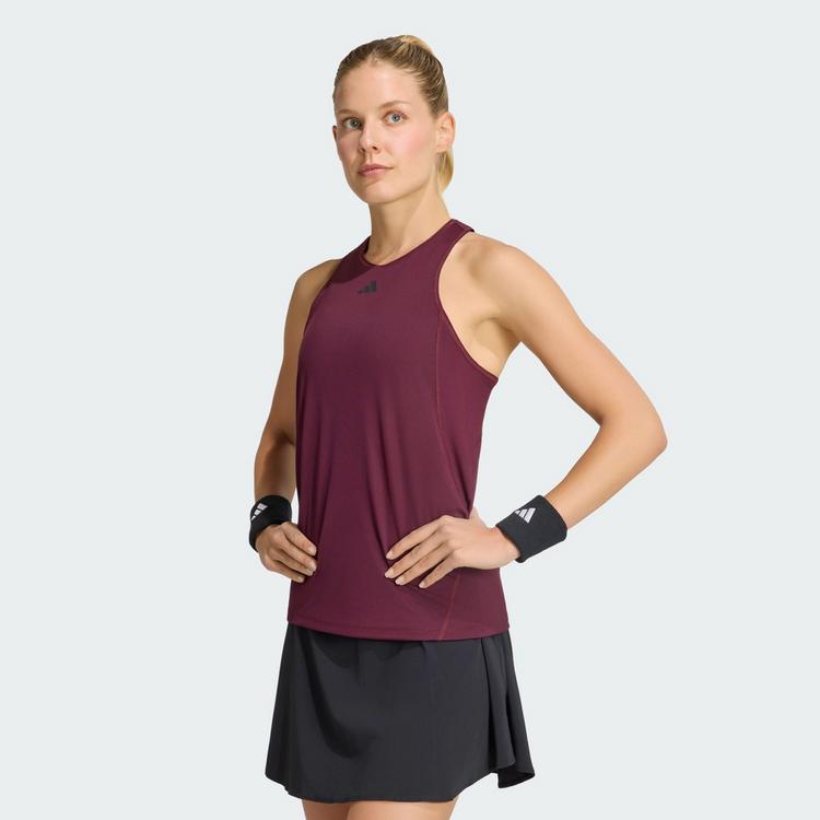 adidas adidas CLUB TENNIS CLIMACOOL TANKTOP Funktionstank Damen - Maroon - 0 | SportScheck