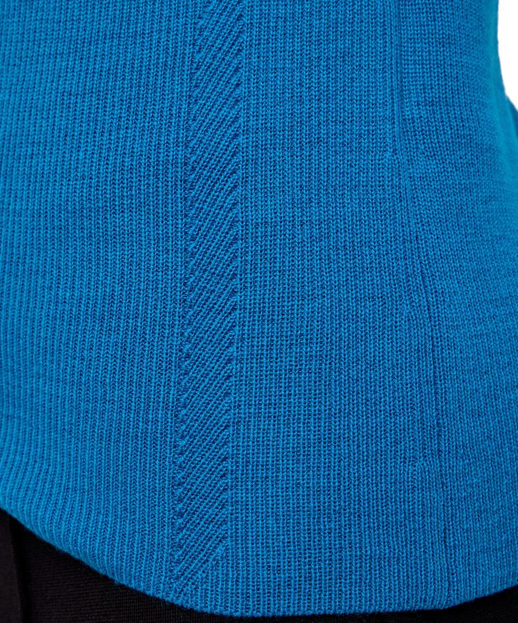 Falke Falke Merino Ultrafine Mock Neck Strickpullover Damen - cyan (6964) - 4 | SportScheck