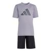 adidas Sport Seasonals Kids Camo Sport Set Trainingsanzug Kinder - Slate / Grey Strata / Night Grey