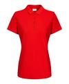 Falke Pima Piqu&eacute; Polo Poloshirt Damen - active red (8105)