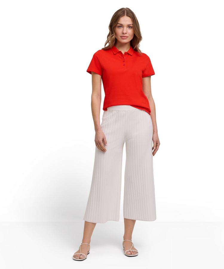 Falke Falke Pima Piqu&eacute; Polo Poloshirt Damen - active red (8105) - 1 | SportScheck