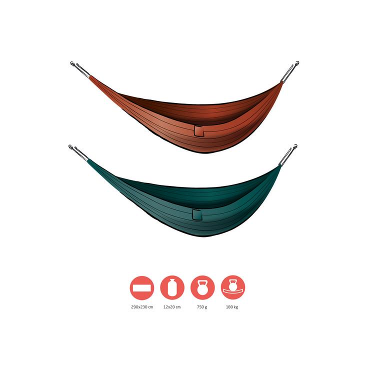 Grand Canyon Grand Canyon BASS HAMMOCK DOUBLE H&auml;ngematte - Nutria Brown - 1 | SportScheck