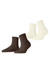 ESPRIT Cozy Braid 2-Pack Socken Damen - sortiment (0030)