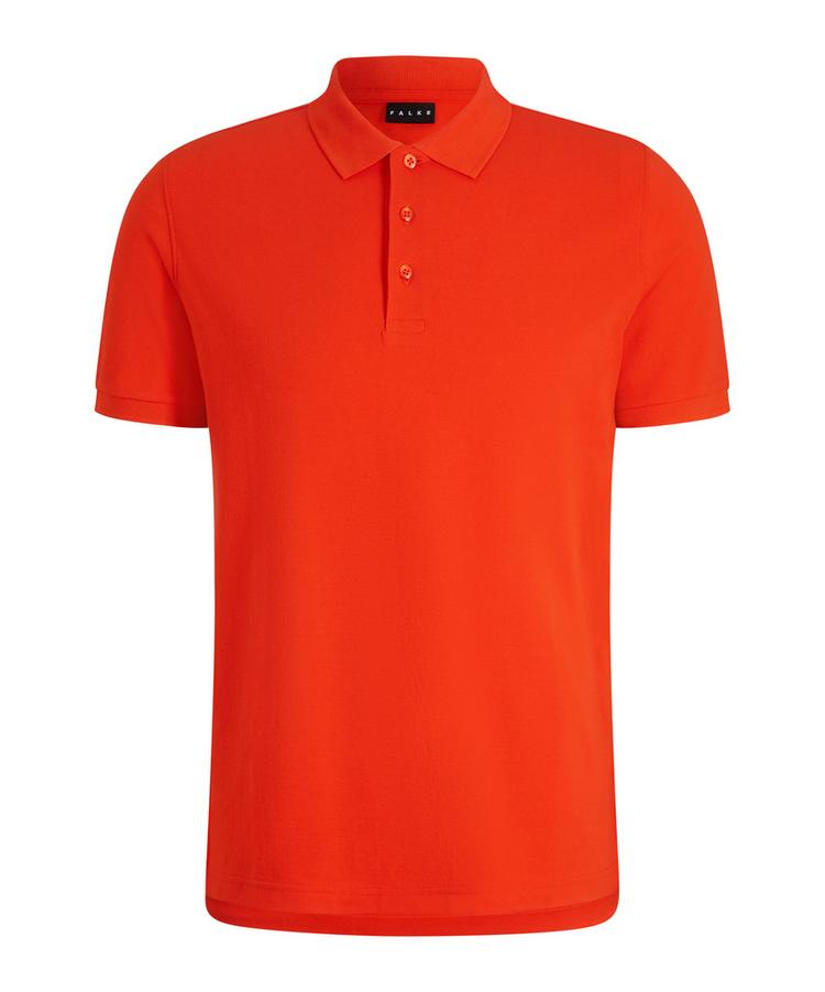 Falke Falke Pima Piqu&eacute; Polo Poloshirt Herren - safety orange (8314) - 0 | SportScheck