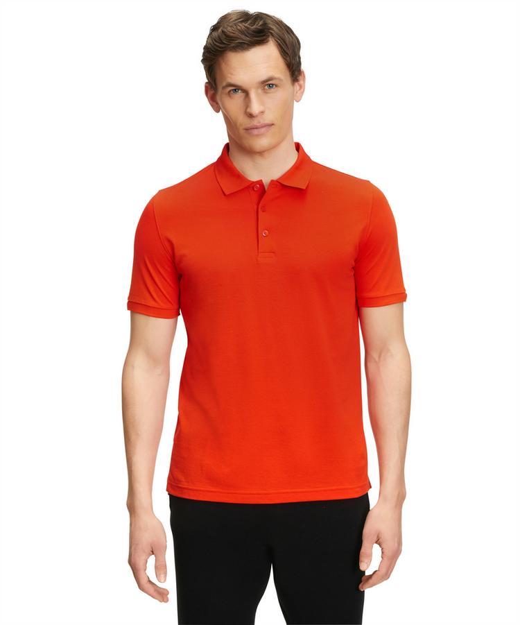 Falke Falke Pima Piqu&eacute; Polo Poloshirt Herren - safety orange (8314) - 0 | SportScheck