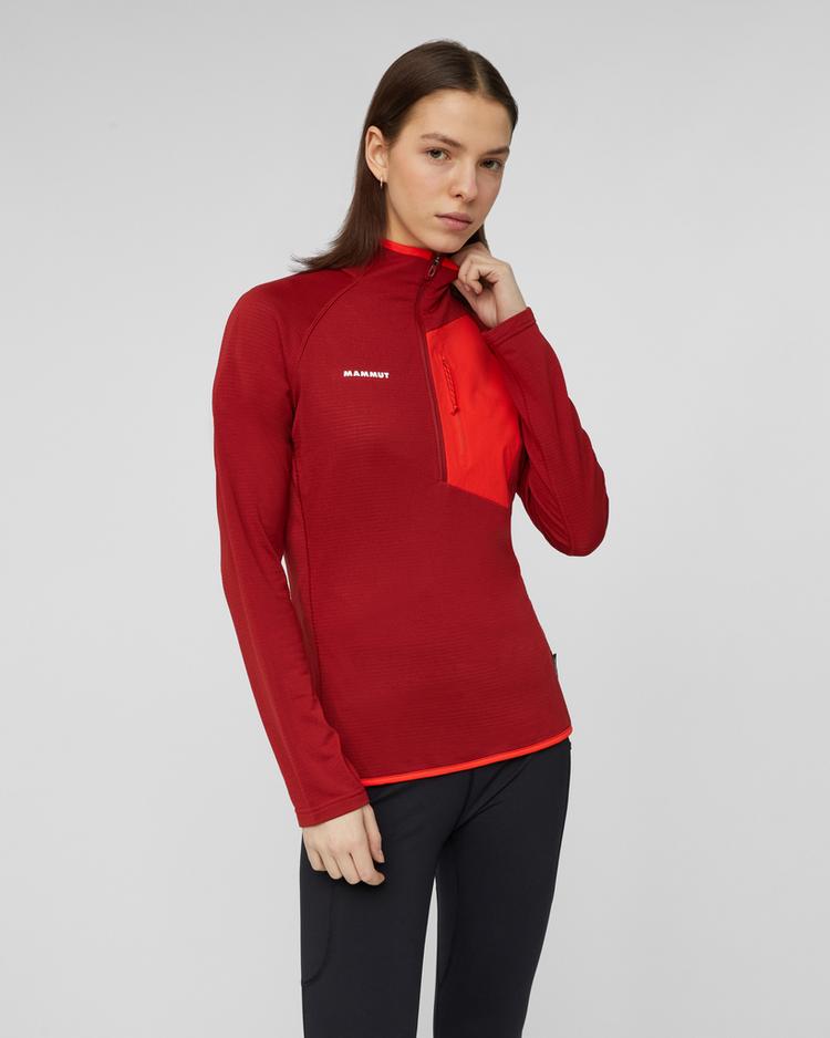 Mammut Mammut Aenergy Light ML Half Zip Pull Fleecepullover Damen - dark mammut red-mammut red - 0 | SportScheck