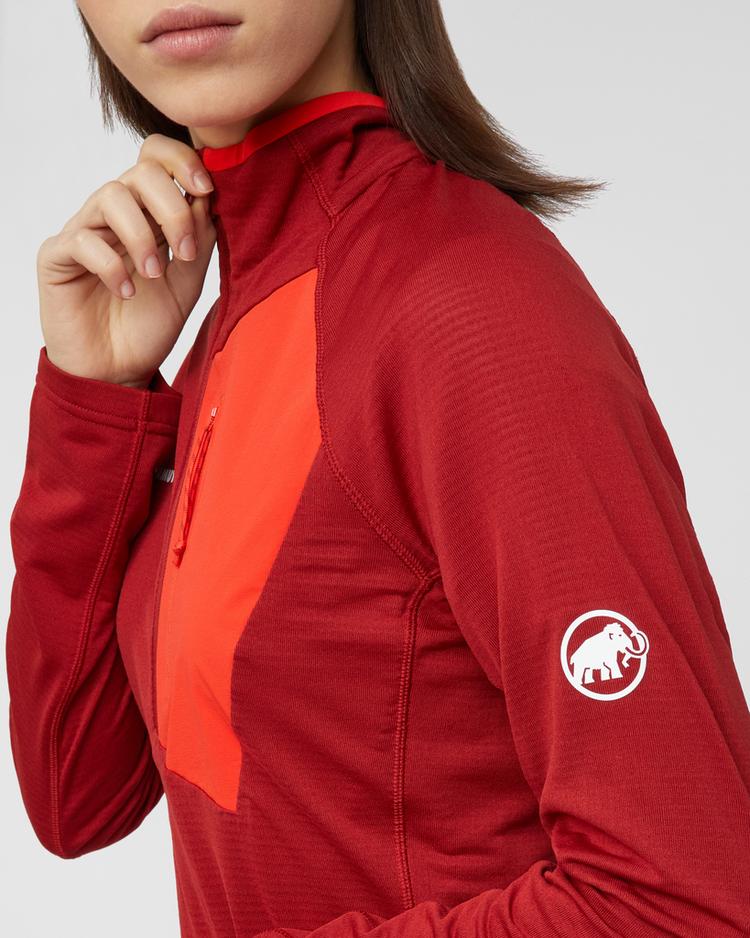 Mammut Mammut Aenergy Light ML Half Zip Pull Fleecepullover Damen - dark mammut red-mammut red - 1 | SportScheck