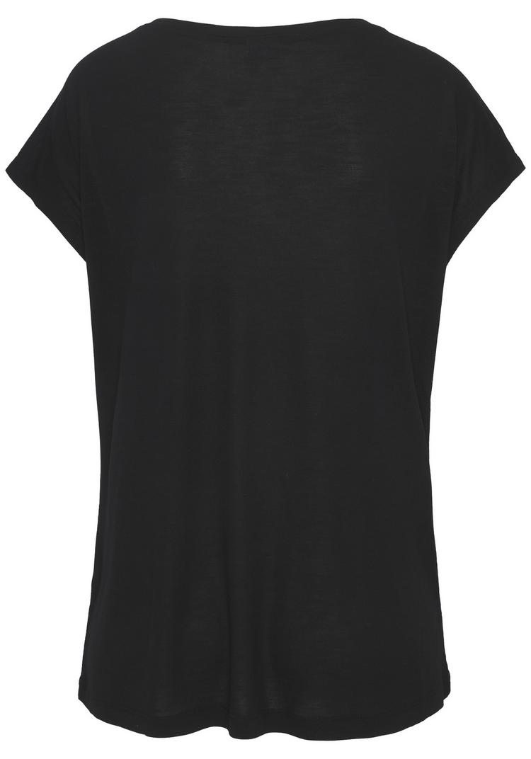 Lascana Lascana Strandshirt T-Shirt Damen - schwarz - 0 | SportScheck