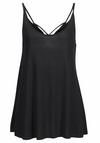 Lascana Strandtop T-Shirt Damen - schwarz