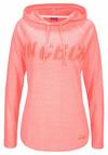 VENICE BEACH Kapuzenshirt Hoodie Damen - koralle-meliert