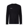 Mammut Base Mini Logo Langarmshirt Herren - black