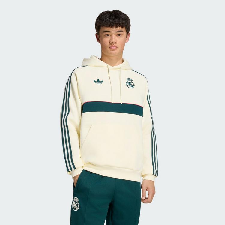 adidas adidas Real Madrid Originals Hoodie Hoodie Herren - Ivory - 0 | SportScheck