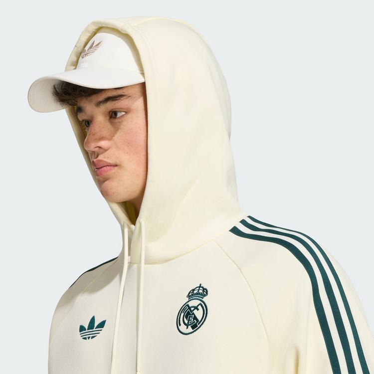 adidas adidas Real Madrid Originals Hoodie Hoodie Herren - Ivory - 0 | SportScheck