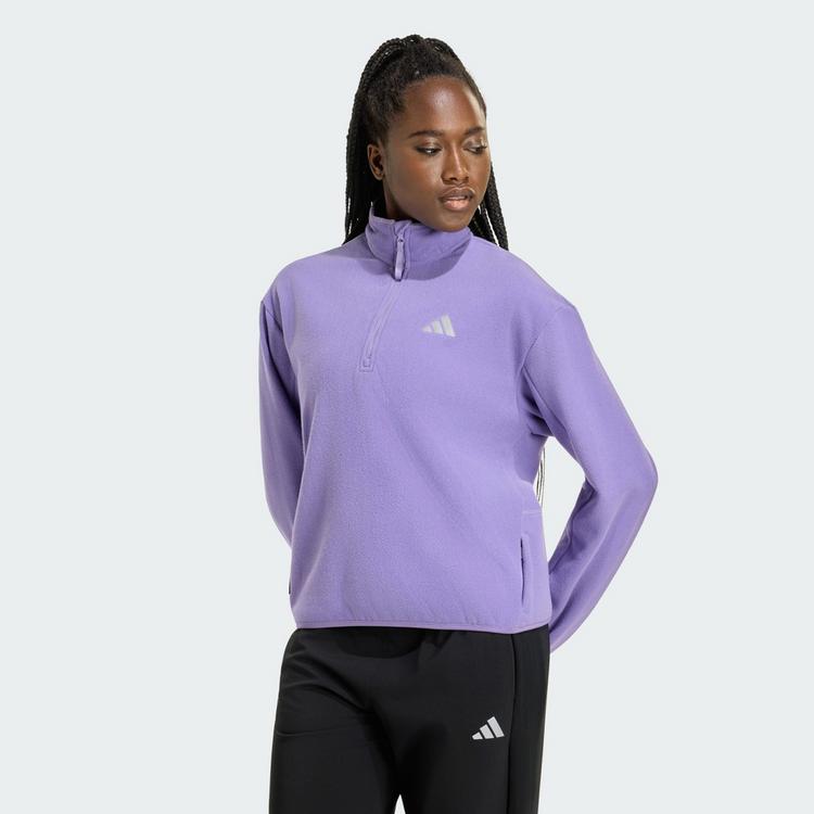 adidas adidas ADI365 Running Essentials Winterized Fleecehoodie Damen - Magic Lilac - 0 | SportScheck