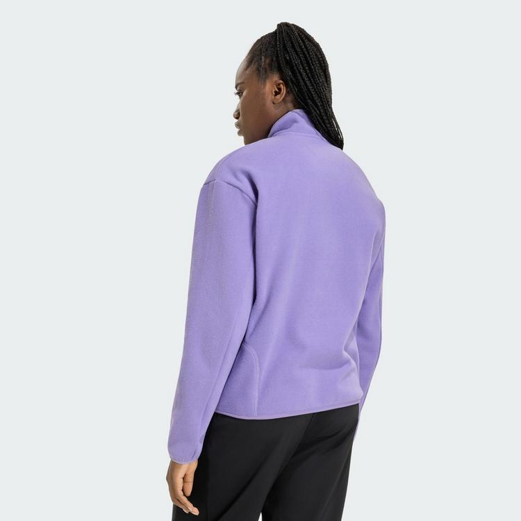 adidas adidas ADI365 Running Essentials Winterized Fleecehoodie Damen - Magic Lilac - 1 | SportScheck