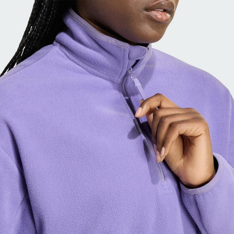 adidas adidas ADI365 Running Essentials Winterized Fleecehoodie Damen - Magic Lilac - 0 | SportScheck