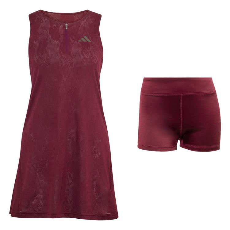 adidas adidas TENNIS CLIMACOOL PRO SPITZENKLEID Tenniskleid Damen - Maroon - 0 | SportScheck